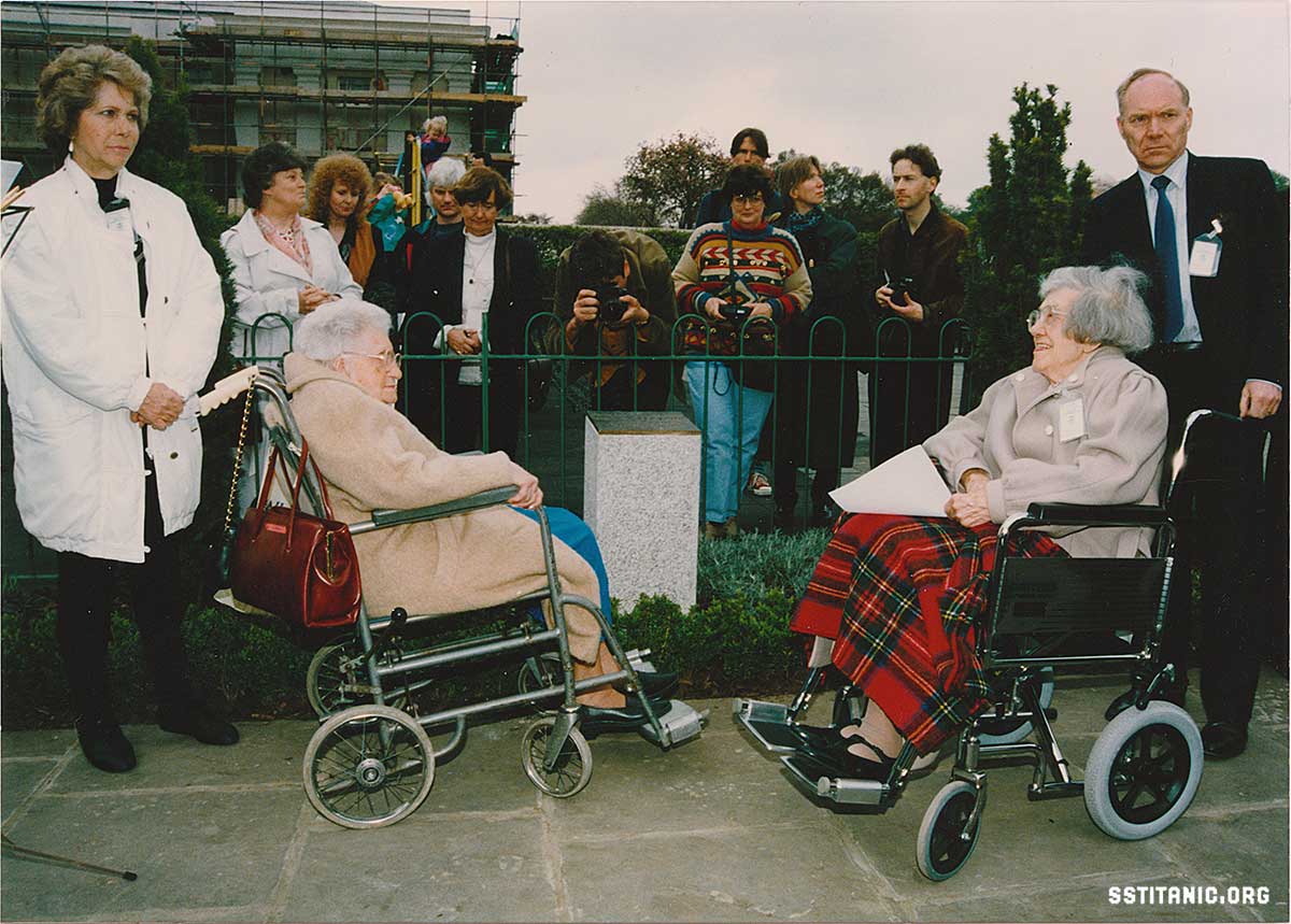 edith haisman eva hart titanic memorial garden greenwich titanic 1912