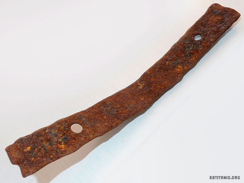 wreckage fragment steel piece artifact titanic 1912